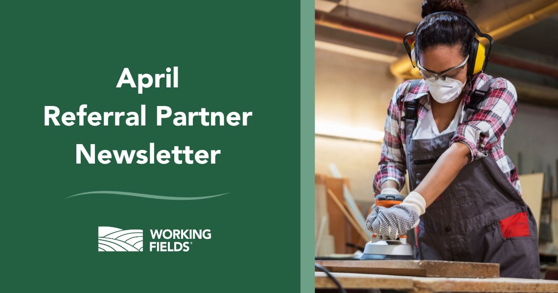 Newsletter update from April